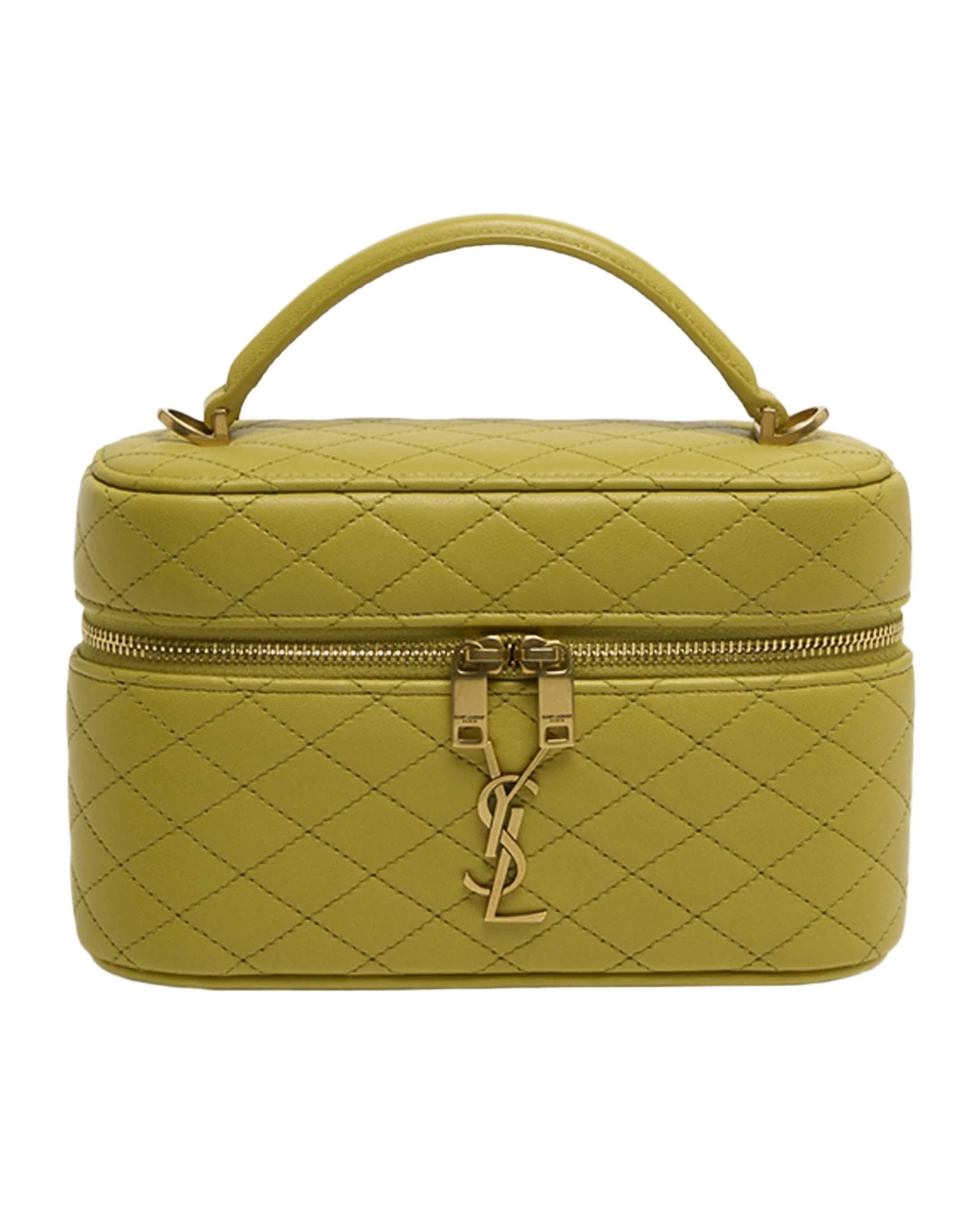 Saint Laurent Gaby Vanity Quilted Leather Bag