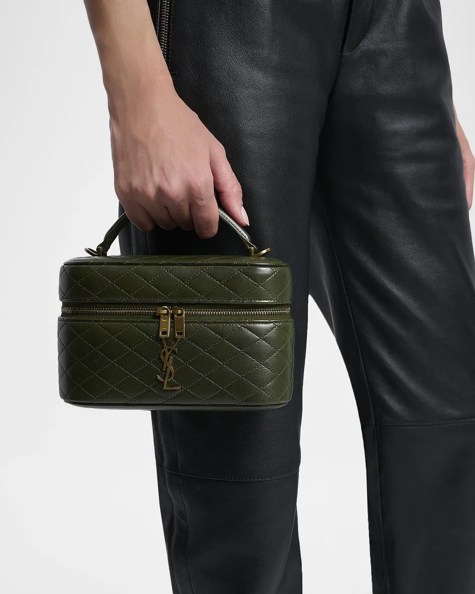 Saint Laurent Gaby Vanity Quilted Leather Bag | Thumbnail 2