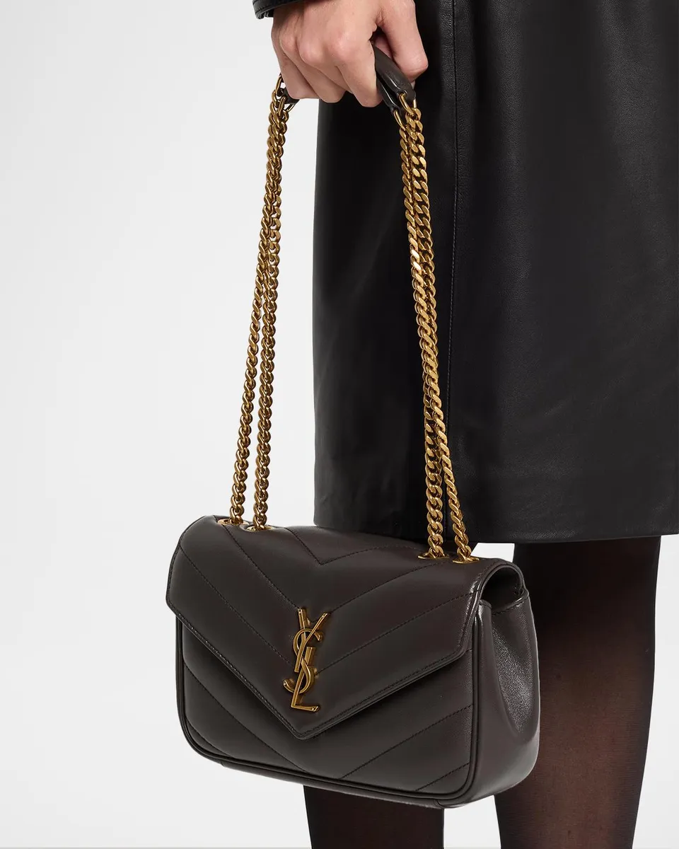 Saint Laurent Loulou Small YSL Shoulder Bag in Quilted Leather | Thumbnail 2 Saint Laurent Loulou Small YSL Shoulder Bag in Quilted Leather | Thumbnail 2