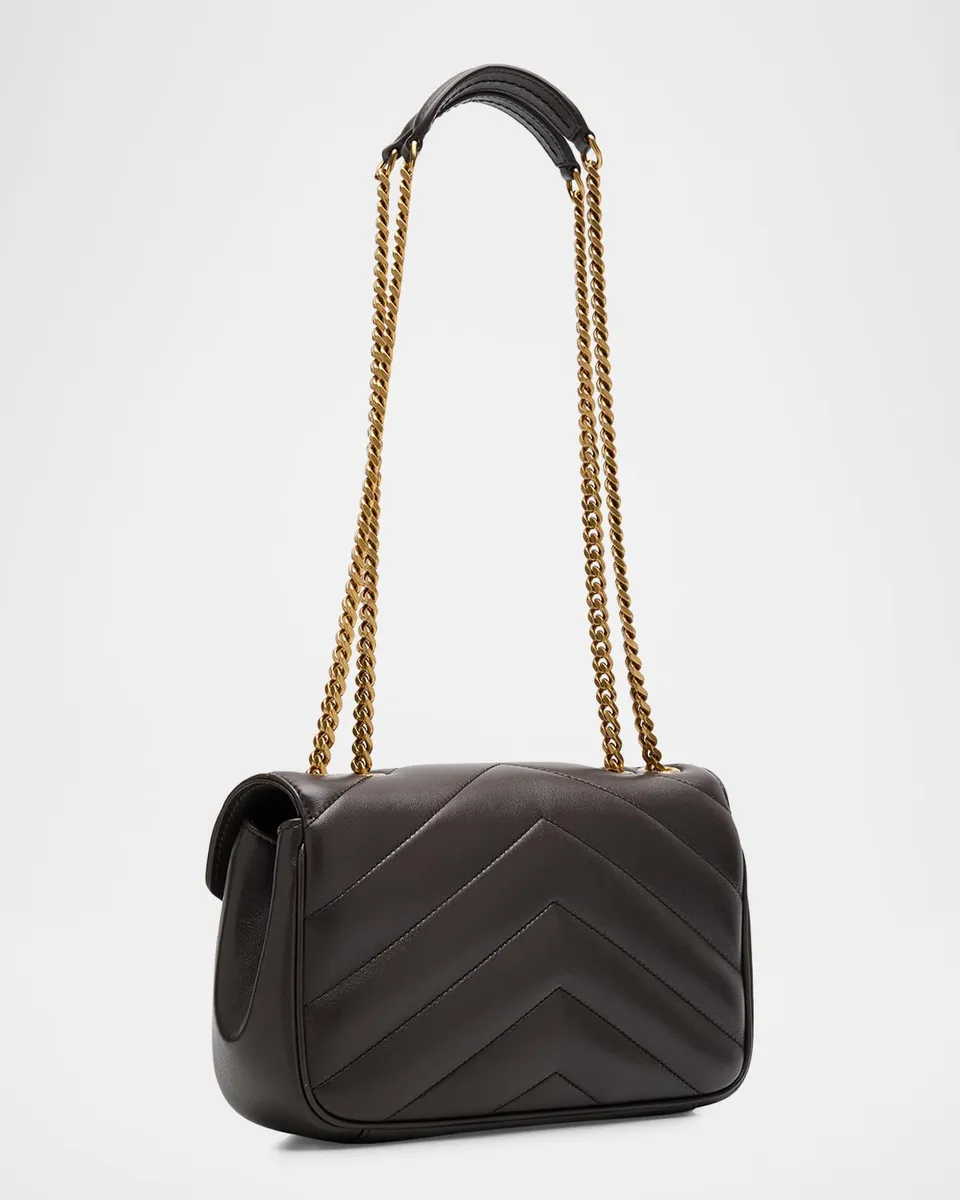 Saint Laurent Loulou Small YSL Shoulder Bag in Quilted Leather | Thumbnail 3 Saint Laurent Loulou Small YSL Shoulder Bag in Quilted Leather | Thumbnail 3