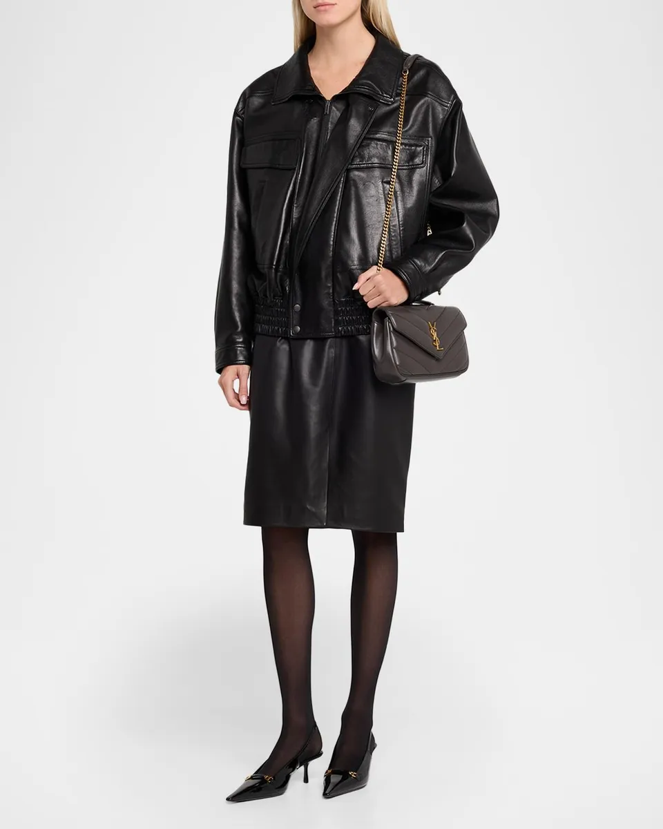 Saint Laurent Loulou Small YSL Shoulder Bag in Quilted Leather | Thumbnail 6 Saint Laurent Loulou Small YSL Shoulder Bag in Quilted Leather | Thumbnail 6