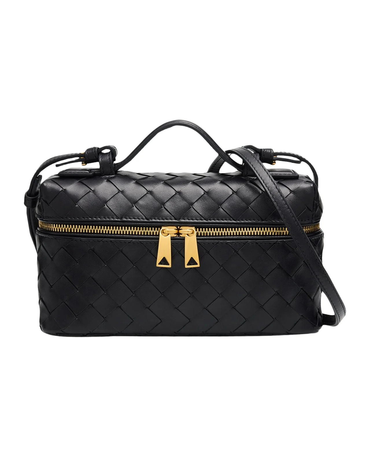 Bang Bang Vanity Intrecciato Leather Crossbody Bag Bang Bang Vanity Intrecciato Leather Crossbody Bag