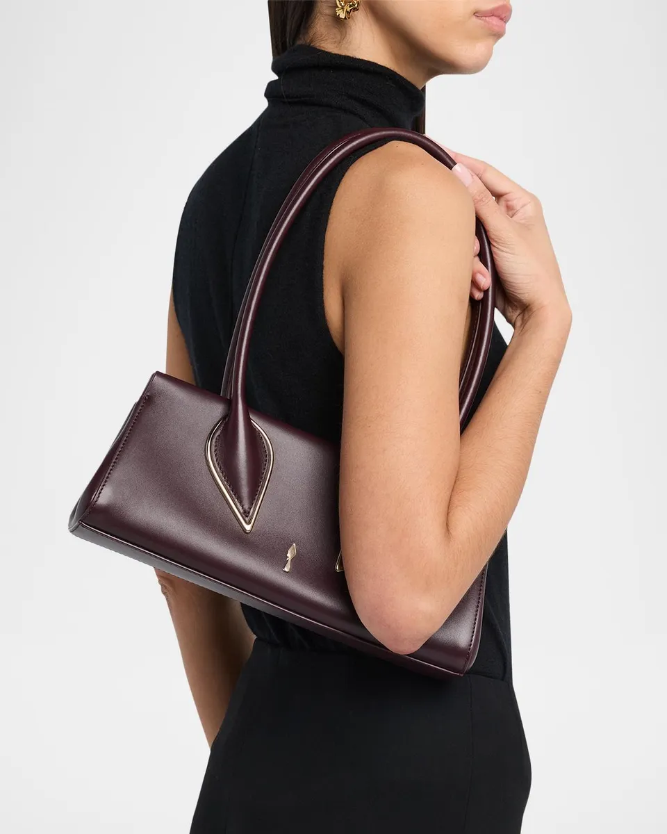 Christian Louboutin Venus Calf Leather Baguette Shoulder Bag | Thumbnail 2 Christian Louboutin Venus Calf Leather Baguette Shoulder Bag | Thumbnail 2