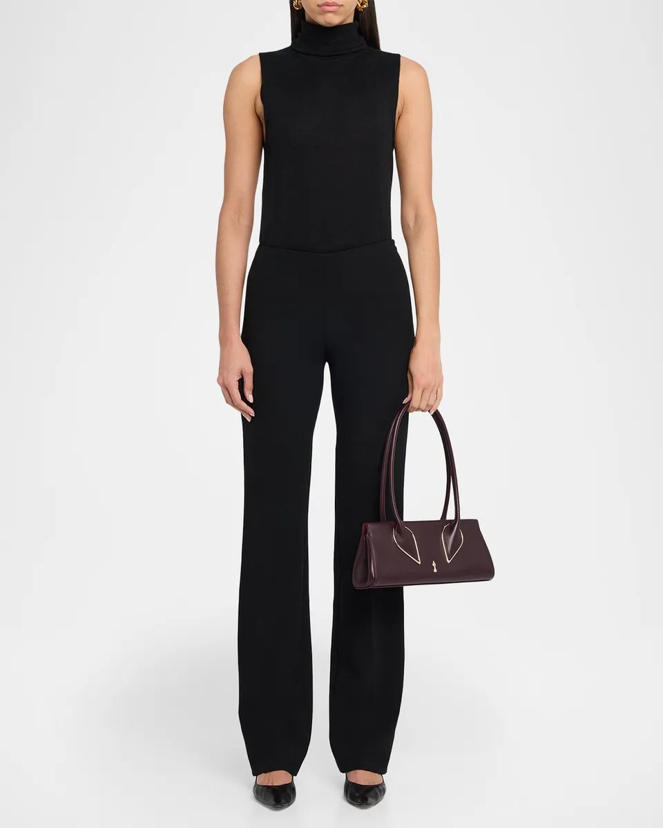 Christian Louboutin Venus Calf Leather Baguette Shoulder Bag | Thumbnail 5 Christian Louboutin Venus Calf Leather Baguette Shoulder Bag | Thumbnail 5