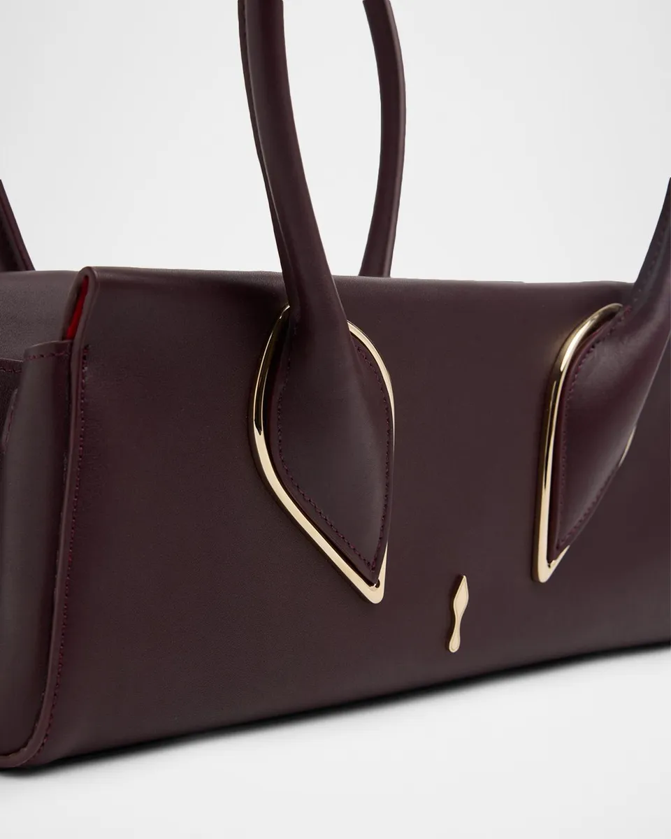 Christian Louboutin Venus Calf Leather Baguette Shoulder Bag | Thumbnail 6 Christian Louboutin Venus Calf Leather Baguette Shoulder Bag | Thumbnail 6