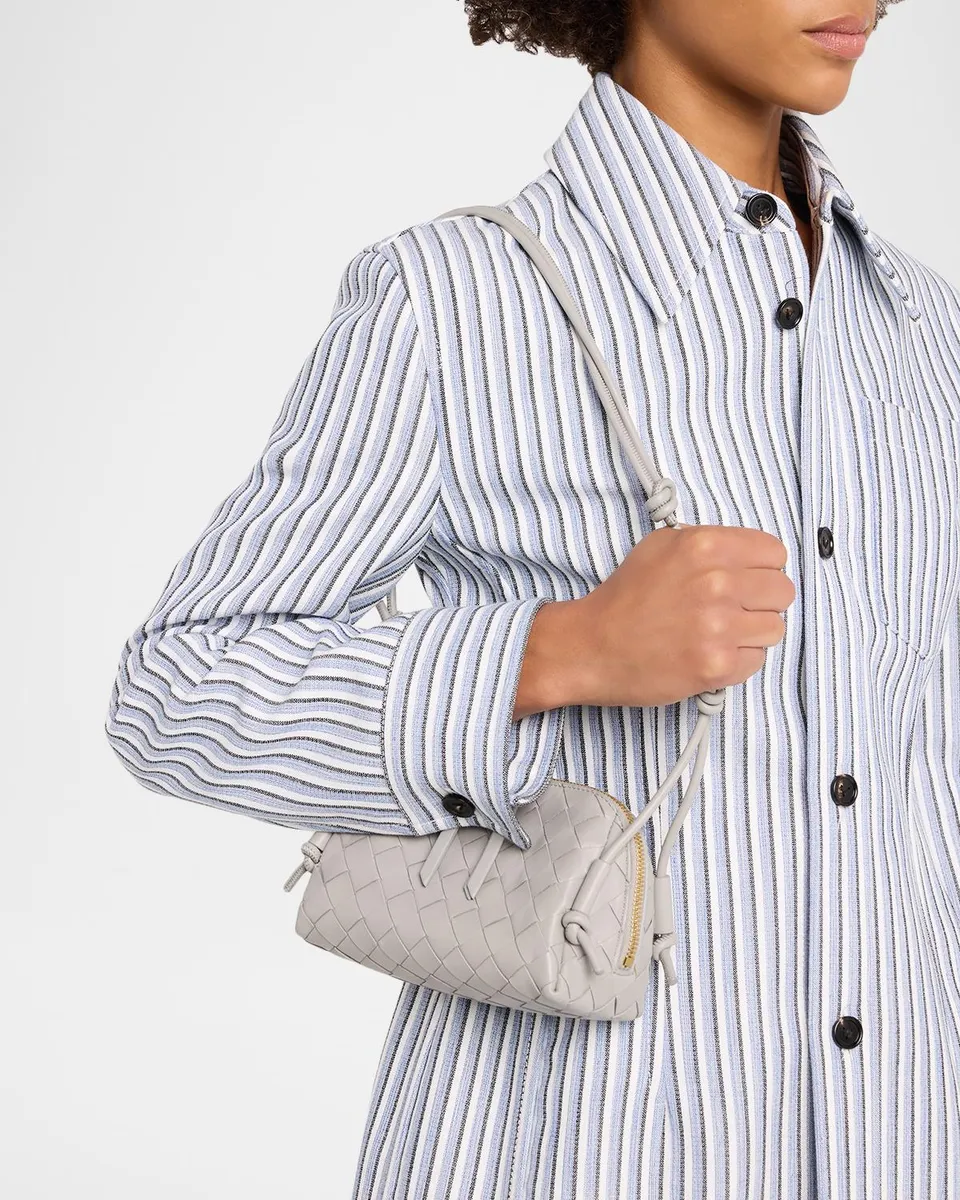 Bottega Veneta Zip Leather Pouch Shoulder Bag | Thumbnail 2 Bottega Veneta Zip Leather Pouch Shoulder Bag | Thumbnail 2