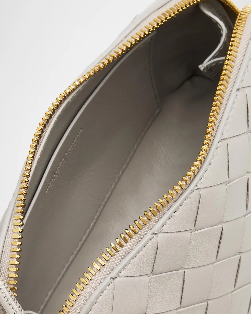 Bottega Veneta Zip Leather Pouch Shoulder Bag | Thumbnail 4 Bottega Veneta Zip Leather Pouch Shoulder Bag | Thumbnail 4