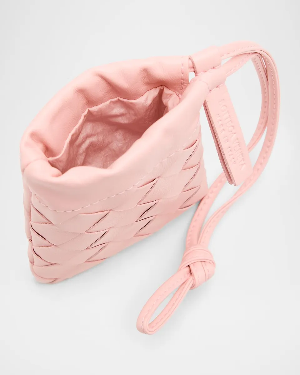 Bottega Veneta Micro Dustbag Intrecciato Leather Drawstring Pouch | Thumbnail 4