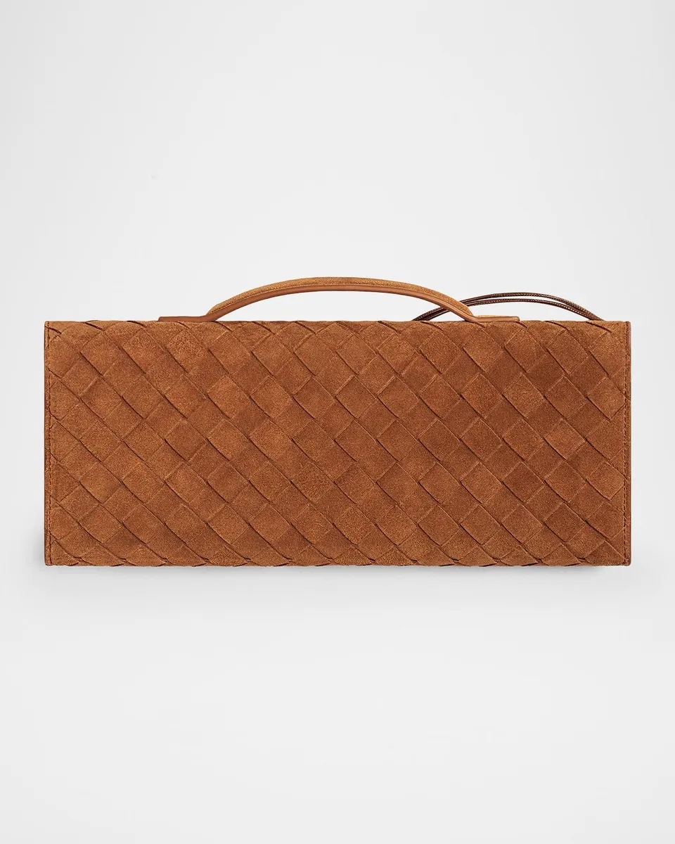 Bottega Veneta Andiamo Leather Clutch Bag | Thumbnail 3