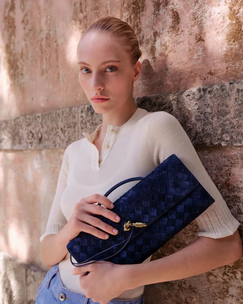 Bottega Veneta Andiamo Leather Clutch Bag | Thumbnail 5