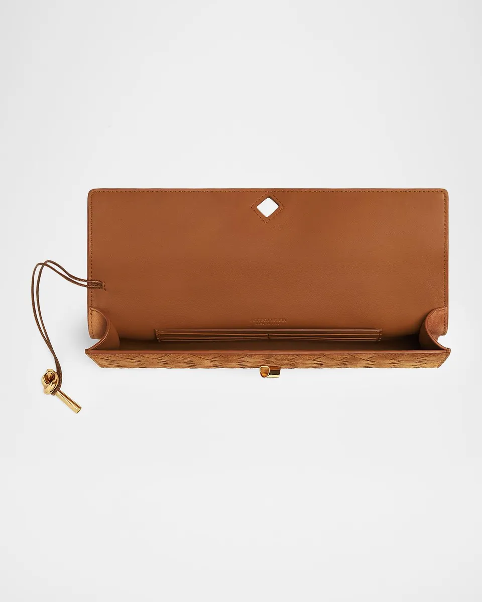 Bottega Veneta Andiamo Leather Clutch Bag | Thumbnail 6