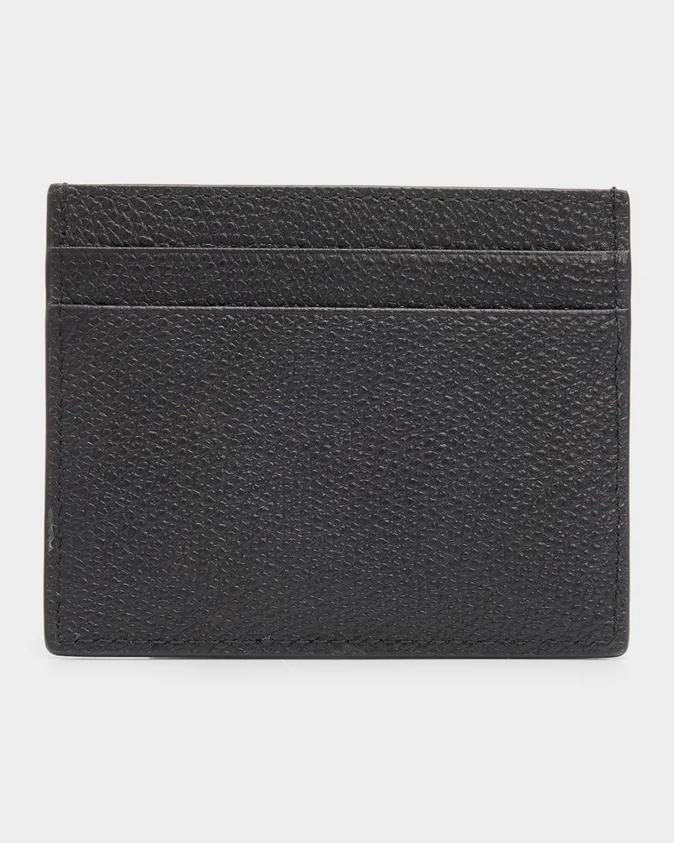 Valentino Garavani VLogo Signature Leather Card Holder | Thumbnail 3 Valentino Garavani VLogo Signature Leather Card Holder | Thumbnail 3
