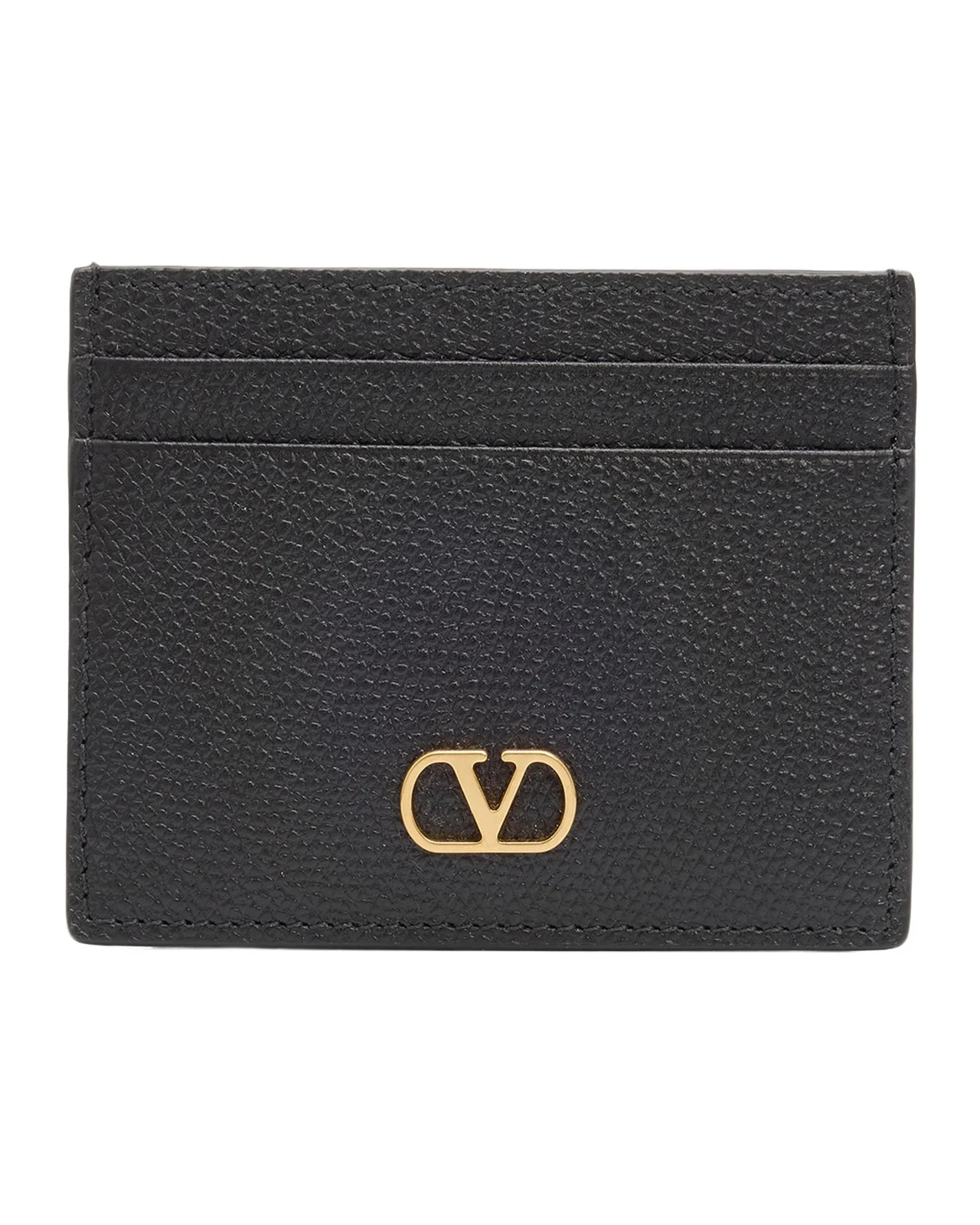 VLogo Signature Leather Card Holder VLogo Signature Leather Card Holder