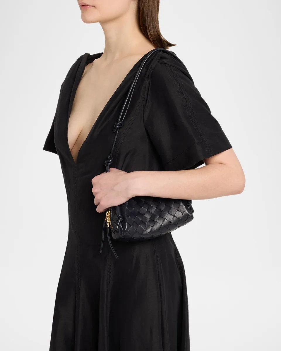 Bottega Veneta Zip Leather Pouch Shoulder Bag | Thumbnail 2 Bottega Veneta Zip Leather Pouch Shoulder Bag | Thumbnail 2
