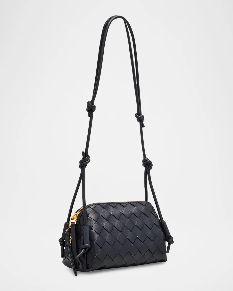 Bottega Veneta Zip Leather Pouch Shoulder Bag | Thumbnail 3 Bottega Veneta Zip Leather Pouch Shoulder Bag | Thumbnail 3