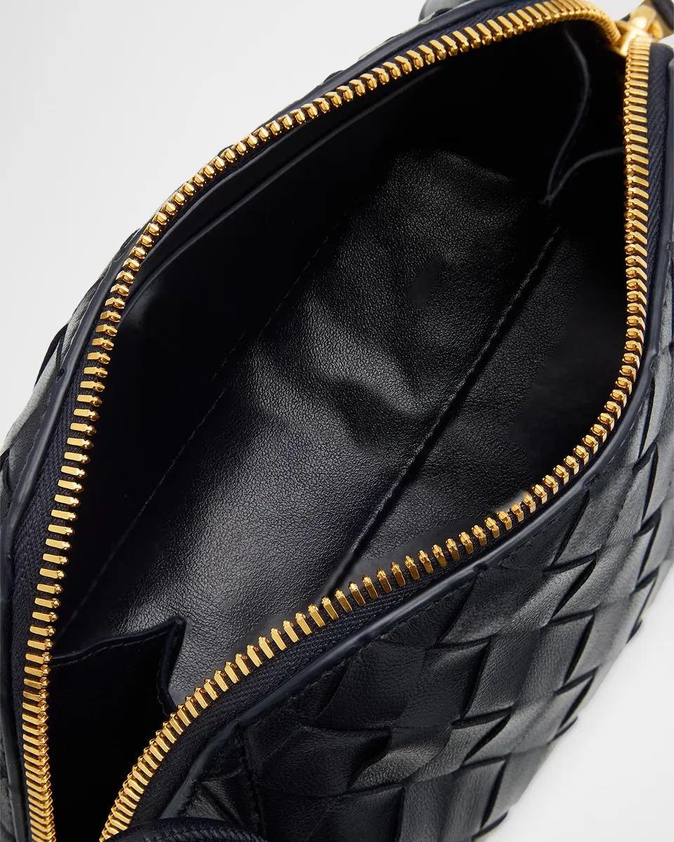 Bottega Veneta Zip Leather Pouch Shoulder Bag | Thumbnail 4 Bottega Veneta Zip Leather Pouch Shoulder Bag | Thumbnail 4