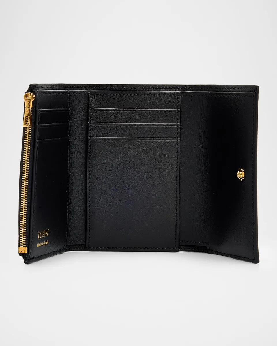 Loewe Duet Small Vertical Leather Wallet | Thumbnail 3 Loewe Duet Small Vertical Leather Wallet | Thumbnail 3