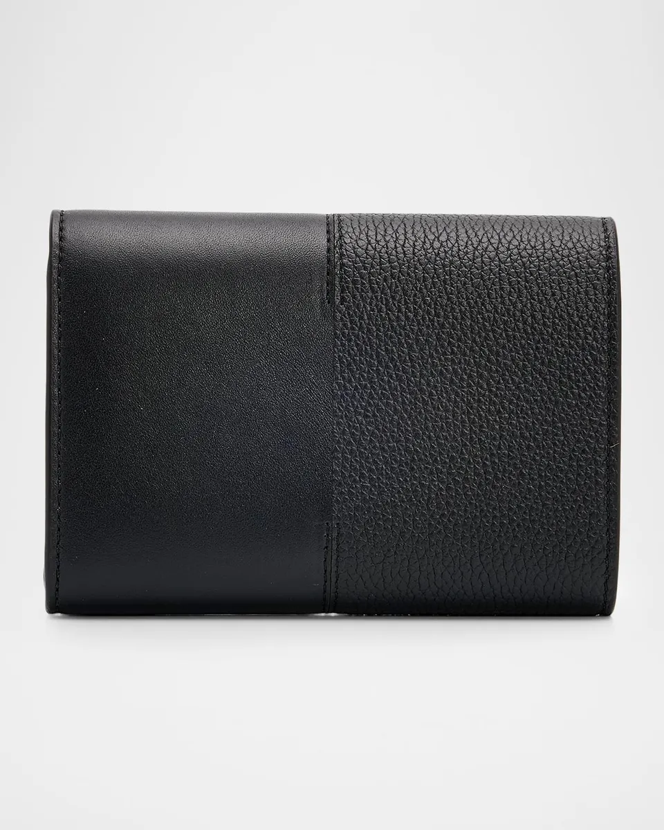 Loewe Duet Small Vertical Leather Wallet | Thumbnail 4 Loewe Duet Small Vertical Leather Wallet | Thumbnail 4