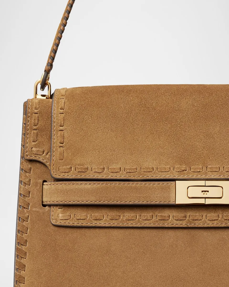 Tory Burch Lee Radziwill Large Suede Shoulder Bag | Thumbnail 5 Tory Burch Lee Radziwill Large Suede Shoulder Bag | Thumbnail 5