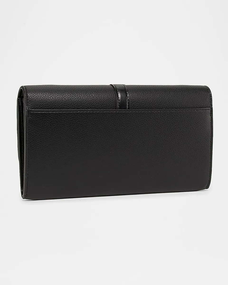 Stella McCartney Stella Ryder Embossed Grainy Eco Vegan Leather Wallet with Strap | Thumbnail 6 Stella McCartney Stella Ryder Embossed Grainy Eco Vegan Leather Wallet with Strap | Thumbnail 6