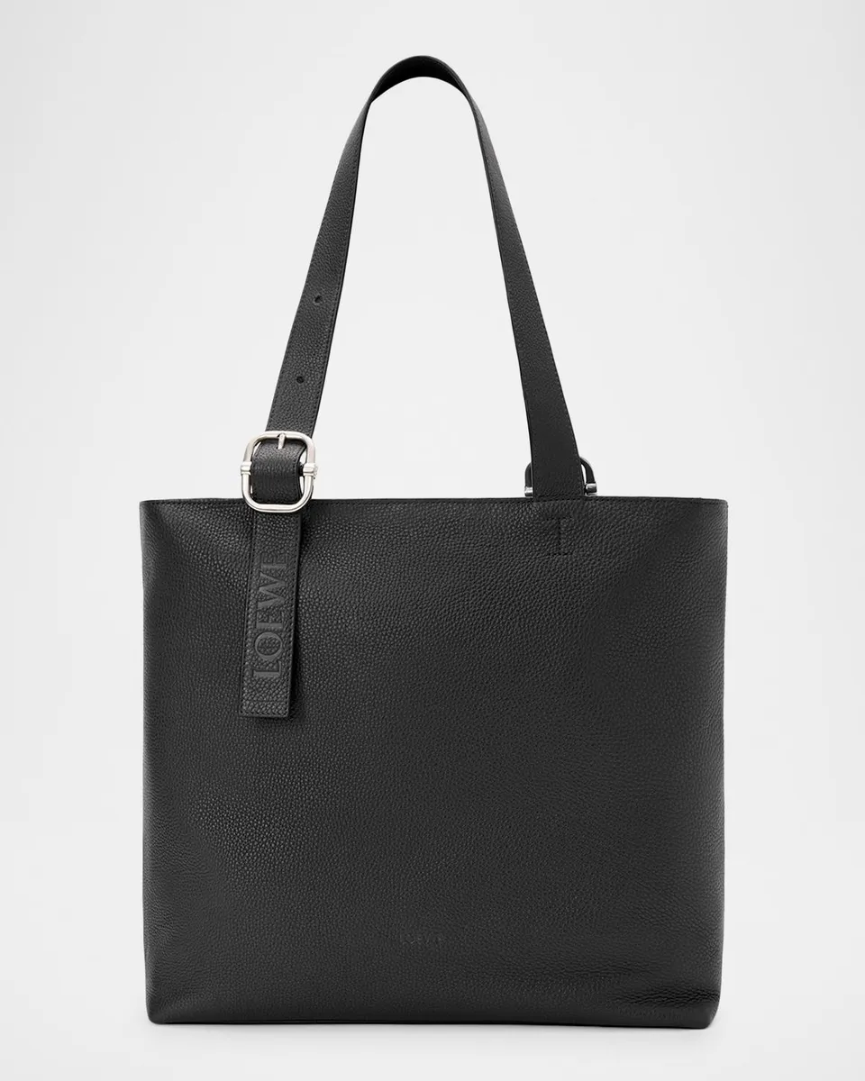 Loewe Men's Loop Zipped Leather Tote Bag | Thumbnail 7