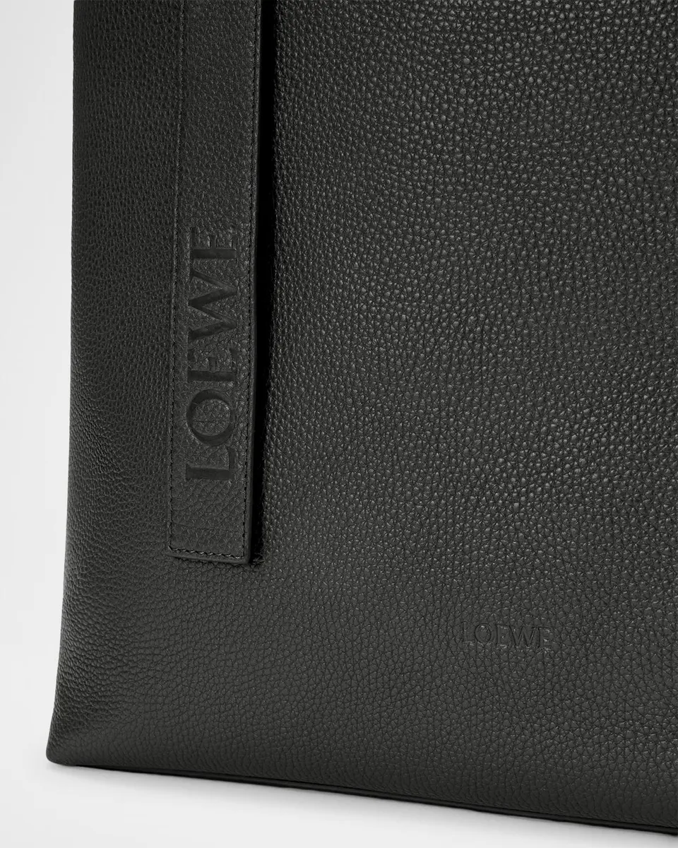 Loewe Men's Loop Zipped Leather Tote Bag | Thumbnail 8