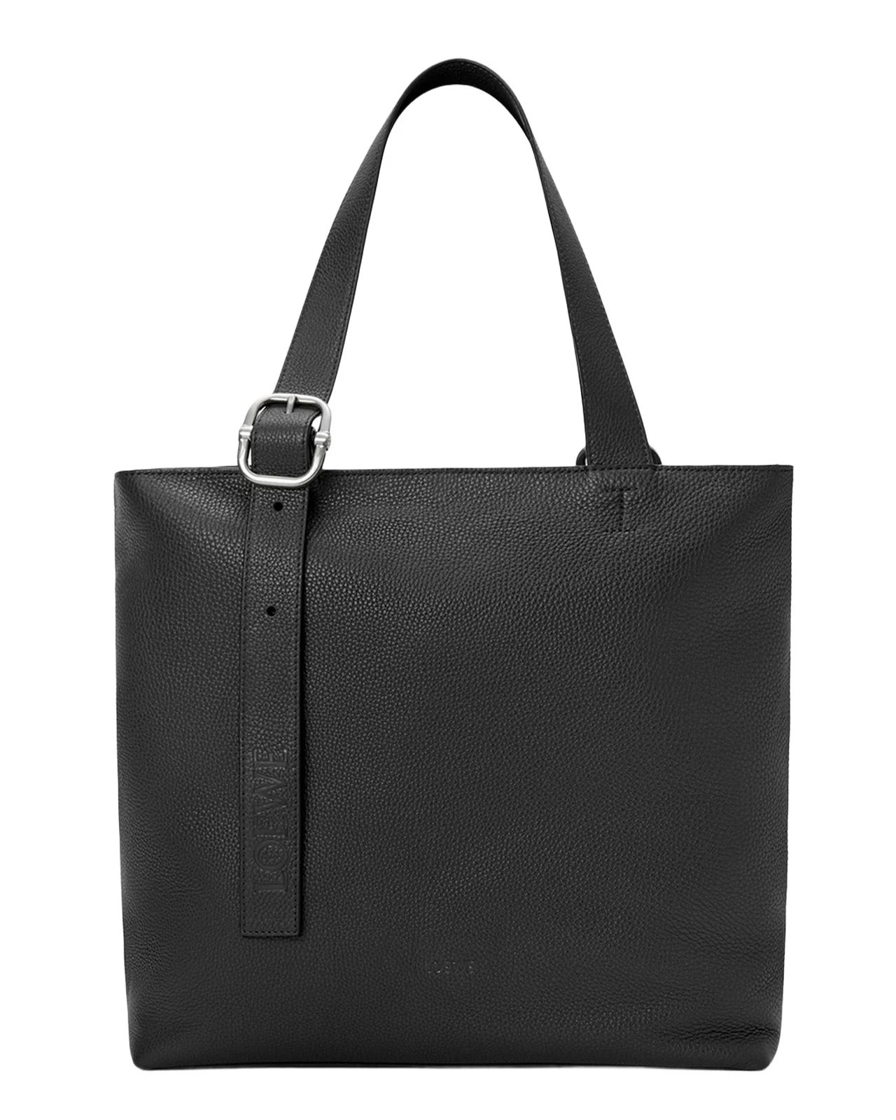 Loewe Men's Loop Zipped Leather Tote Bag