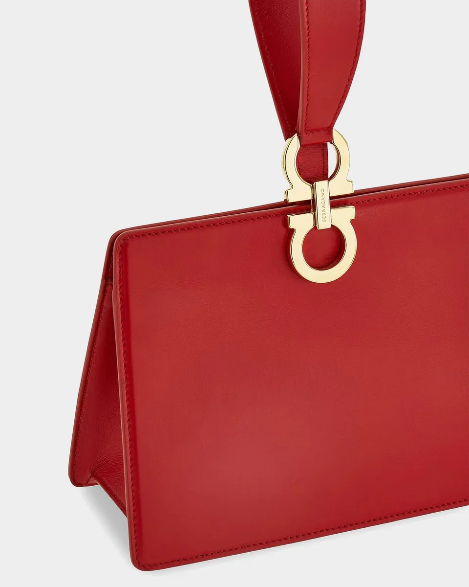 Ferragamo Mini Gancini Leather Wristlet Clutch | Thumbnail 4 Ferragamo Mini Gancini Leather Wristlet Clutch | Thumbnail 4
