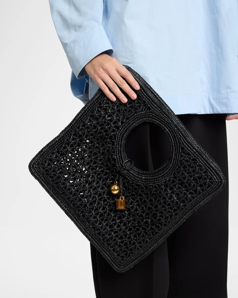 Jacquemus Le Petit Carre Raffia Top-Handle Bag | Thumbnail 2