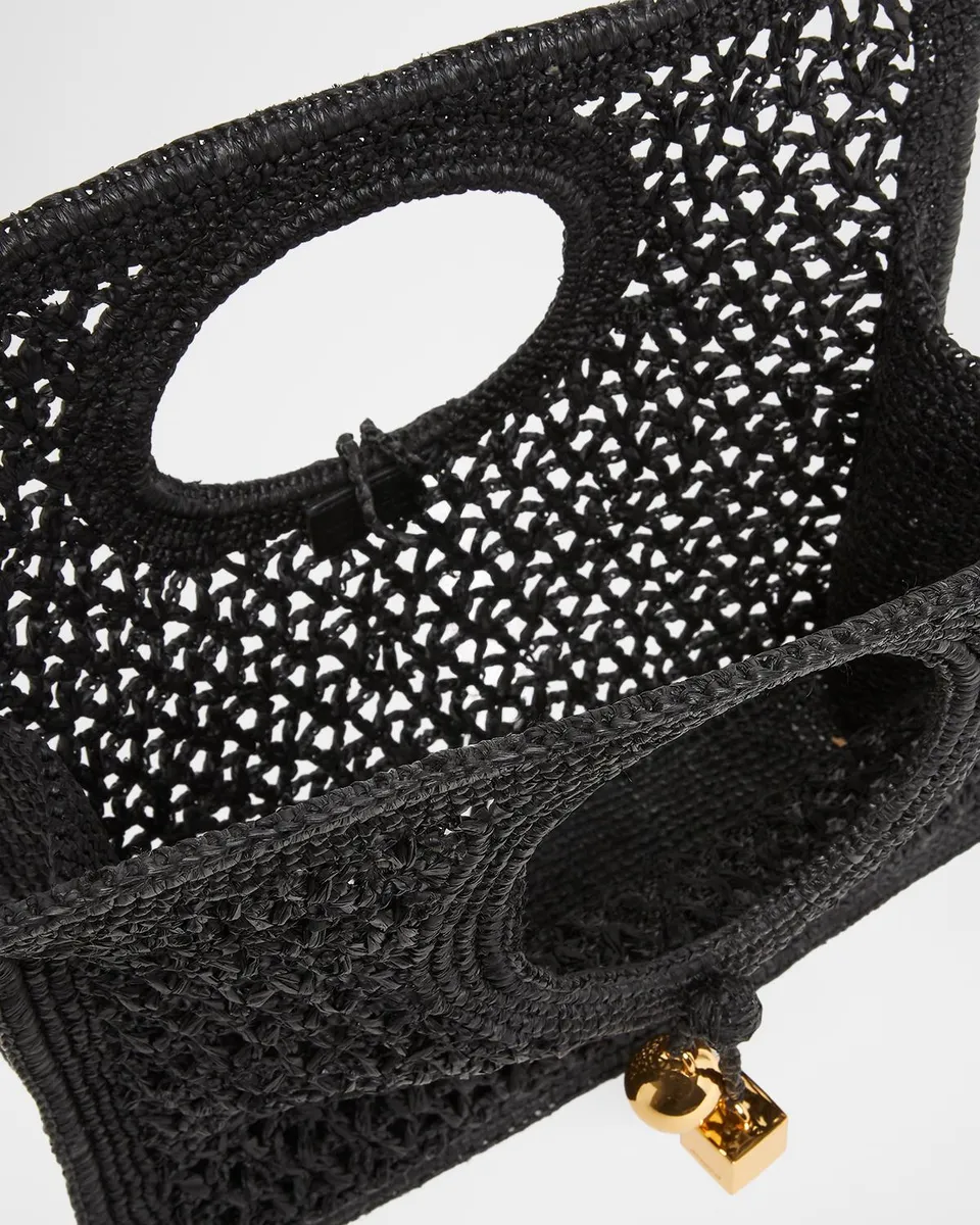 Jacquemus Le Petit Carre Raffia Top-Handle Bag | Thumbnail 4