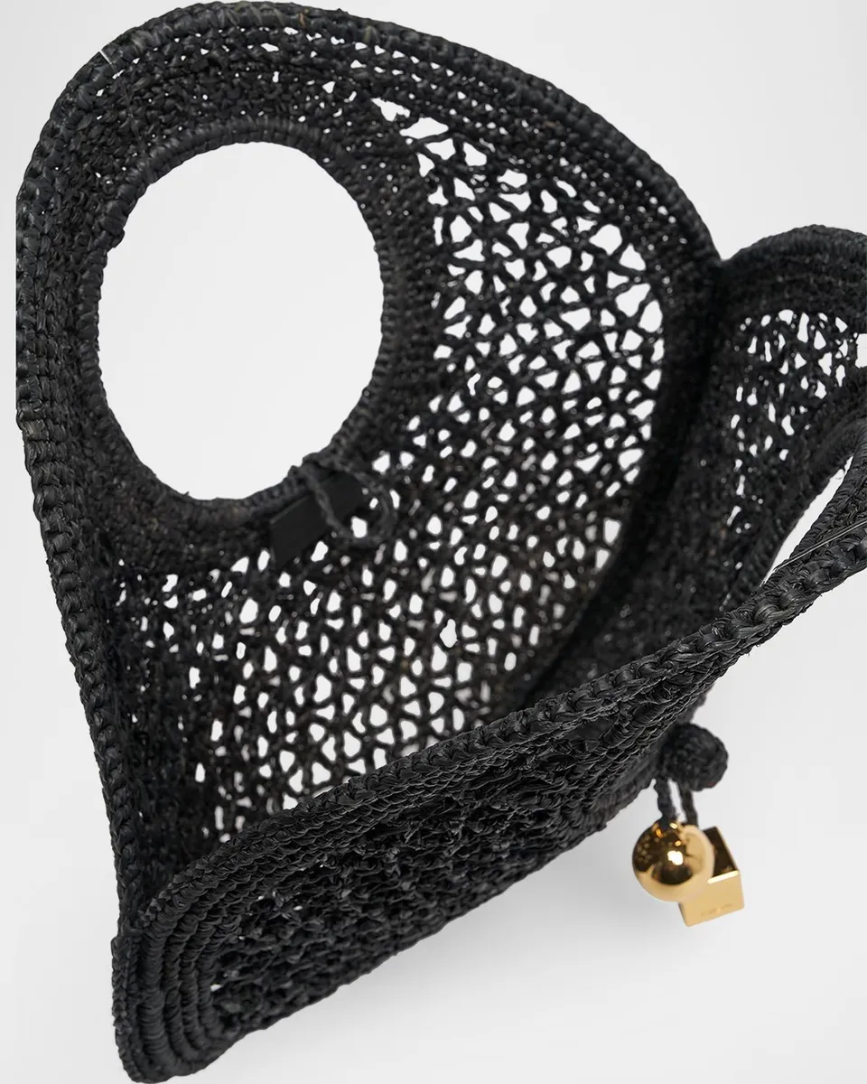 Jacquemus Le Petite Crochet Raffia Top-Handle Bag | Thumbnail 4