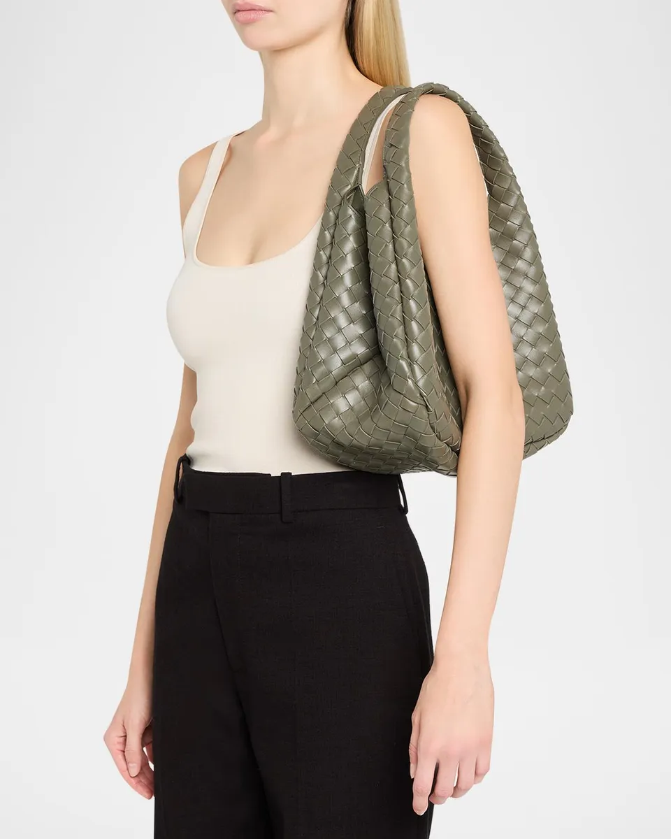 Bottega Veneta Campana Small Leather Shoulder Bag | Thumbnail 2