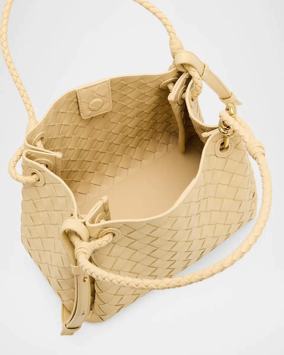 Bottega Veneta Parachute Medium Nappa Leather Shoulder Bag | Thumbnail 4 Bottega Veneta Parachute Medium Nappa Leather Shoulder Bag | Thumbnail 4
