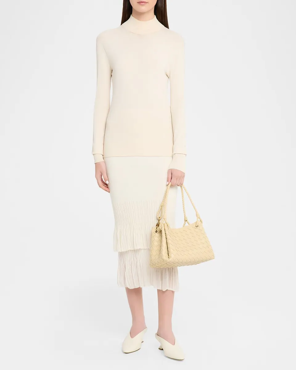 Bottega Veneta Parachute Medium Nappa Leather Shoulder Bag | Thumbnail 5 Bottega Veneta Parachute Medium Nappa Leather Shoulder Bag | Thumbnail 5