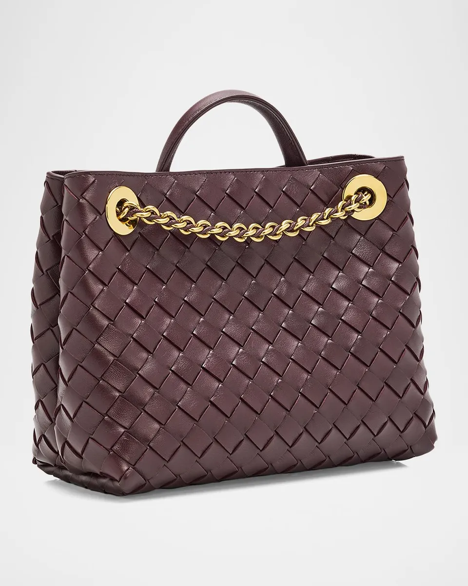 Bottega Veneta Small Andiamo Shoulder Bag with Chain Strap | Thumbnail 3 Bottega Veneta Small Andiamo Shoulder Bag with Chain Strap | Thumbnail 3