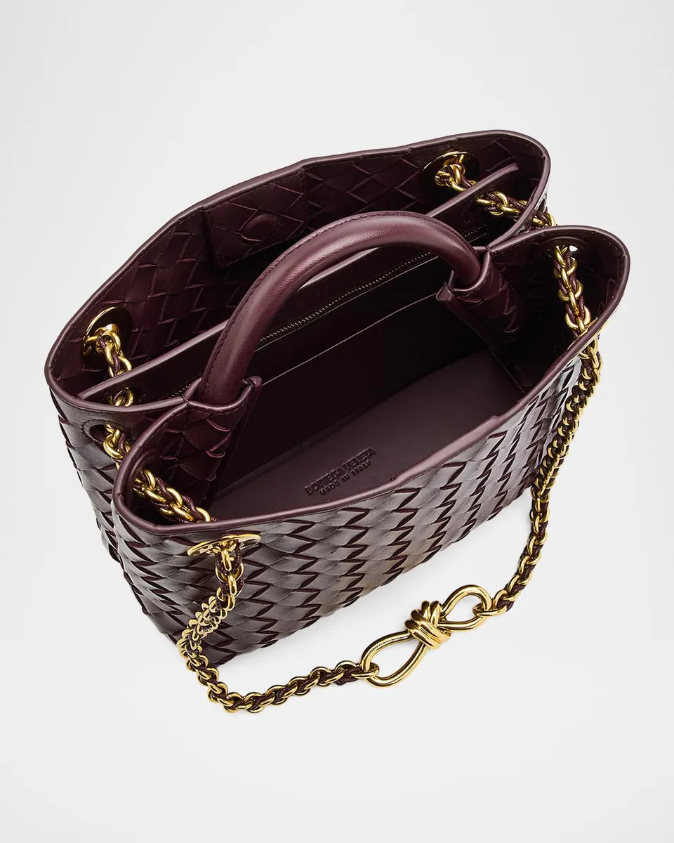 Bottega Veneta Small Andiamo Shoulder Bag with Chain Strap | Thumbnail 4 Bottega Veneta Small Andiamo Shoulder Bag with Chain Strap | Thumbnail 4