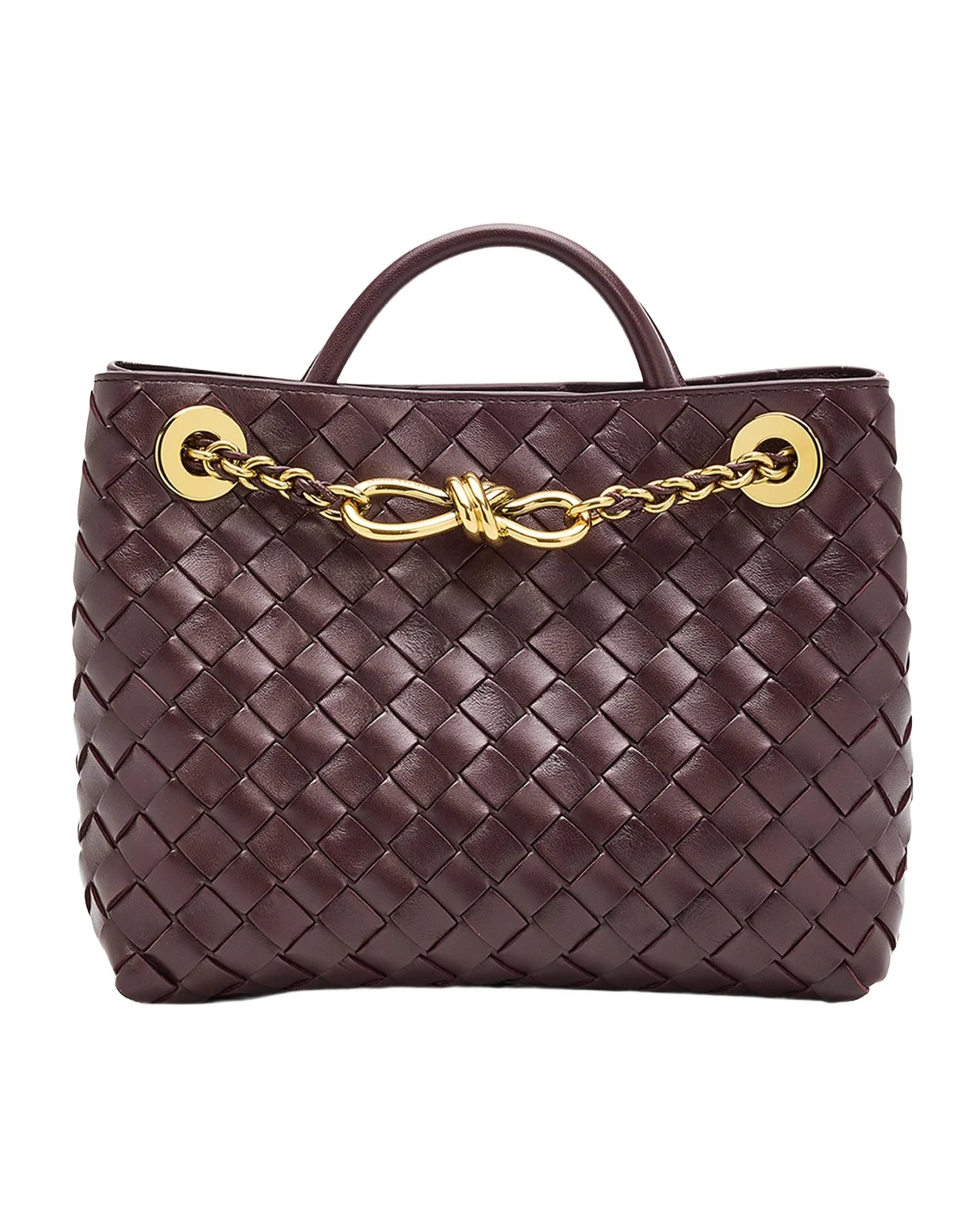 Bottega Veneta Small Andiamo Shoulder Bag with Chain Strap