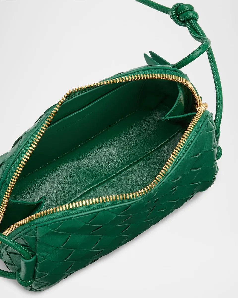 Bottega Veneta Zip Leather Pouch Shoulder Bag | Thumbnail 4