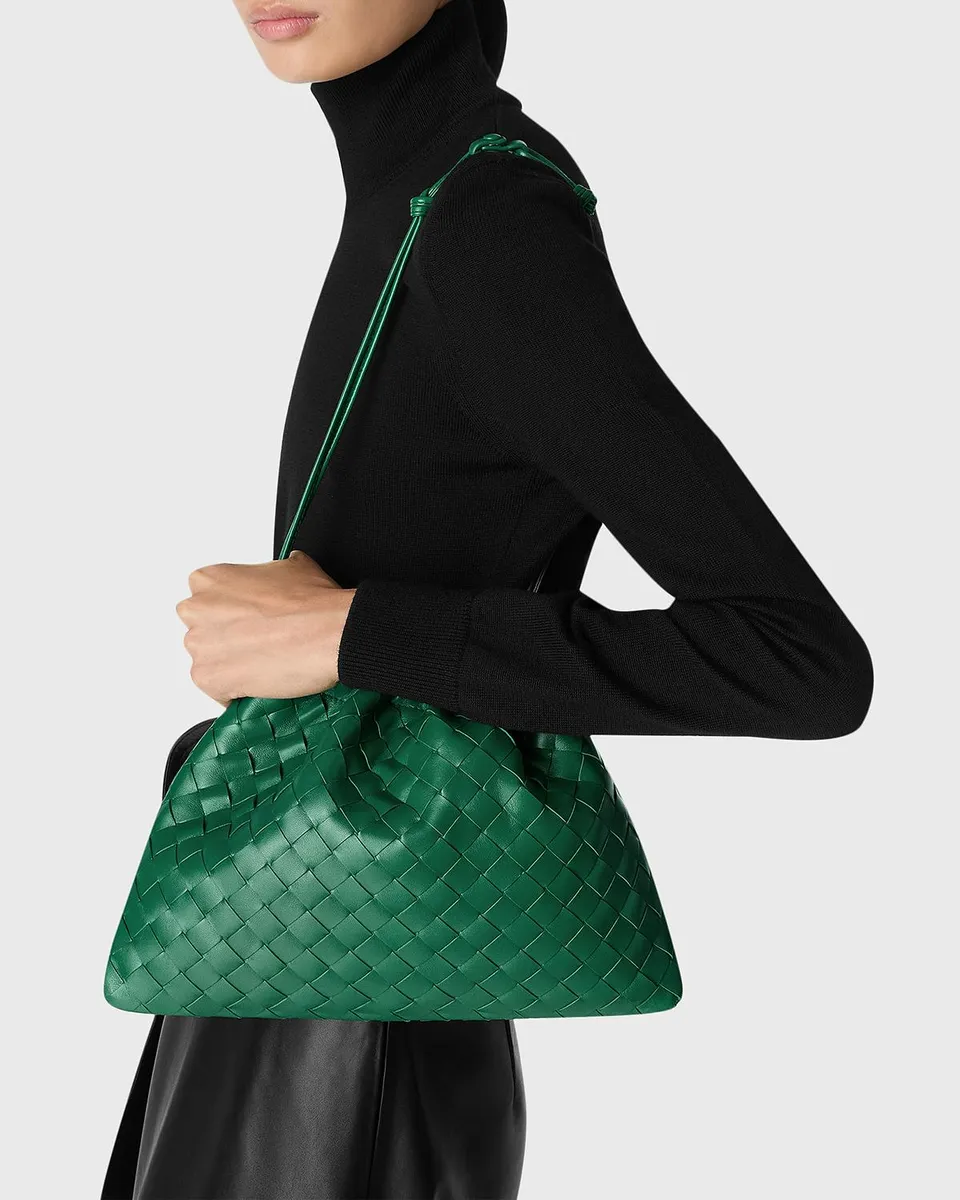 Bottega Veneta Medium Leather Pouch Bag | Thumbnail 2 Bottega Veneta Medium Leather Pouch Bag | Thumbnail 2