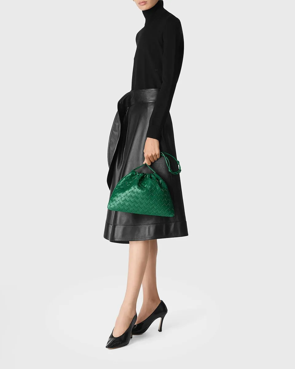 Bottega Veneta Medium Leather Pouch Bag | Thumbnail 4 Bottega Veneta Medium Leather Pouch Bag | Thumbnail 4