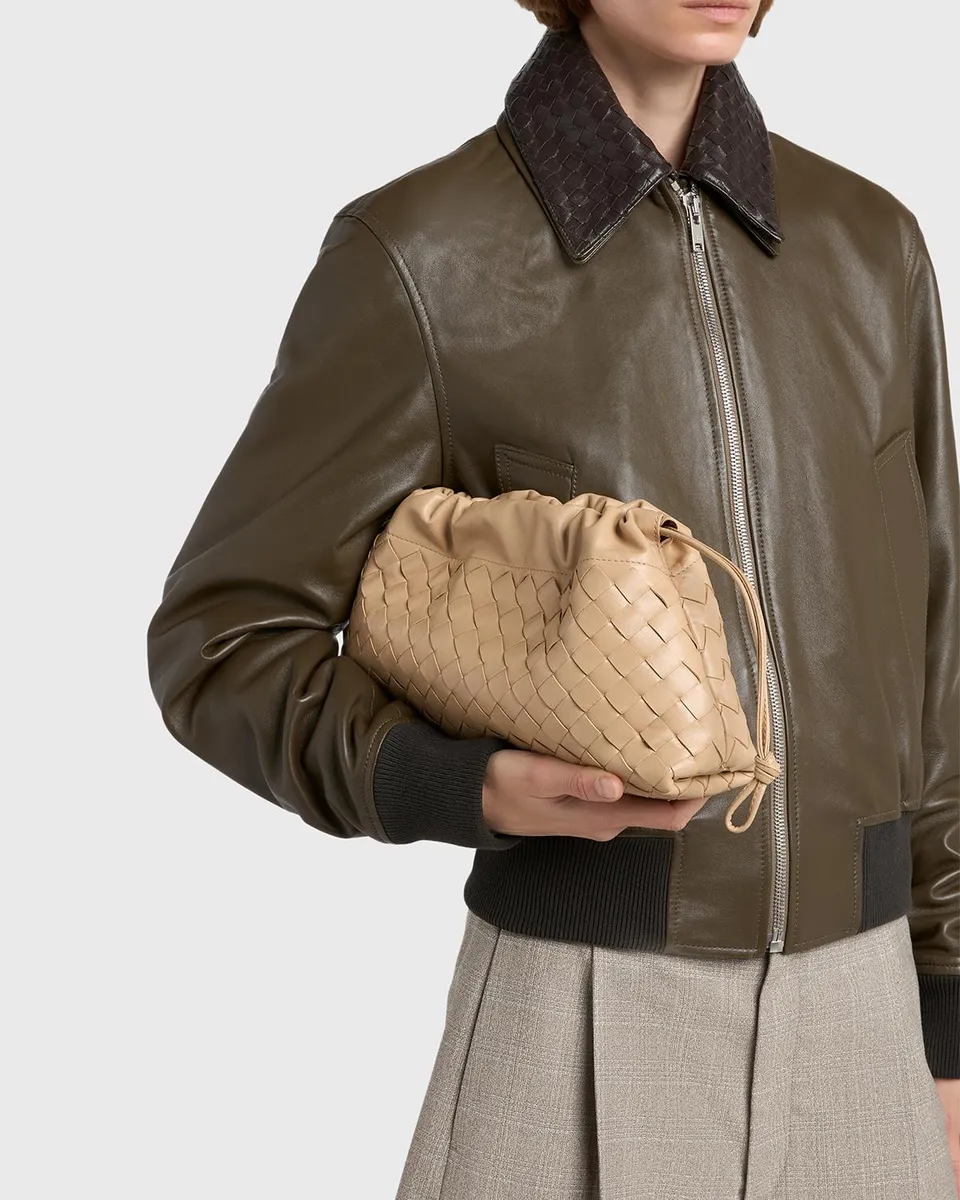 Bottega Veneta Dustbag Notte Leather Shoulder Bag | Thumbnail 2 Bottega Veneta Dustbag Notte Leather Shoulder Bag | Thumbnail 2