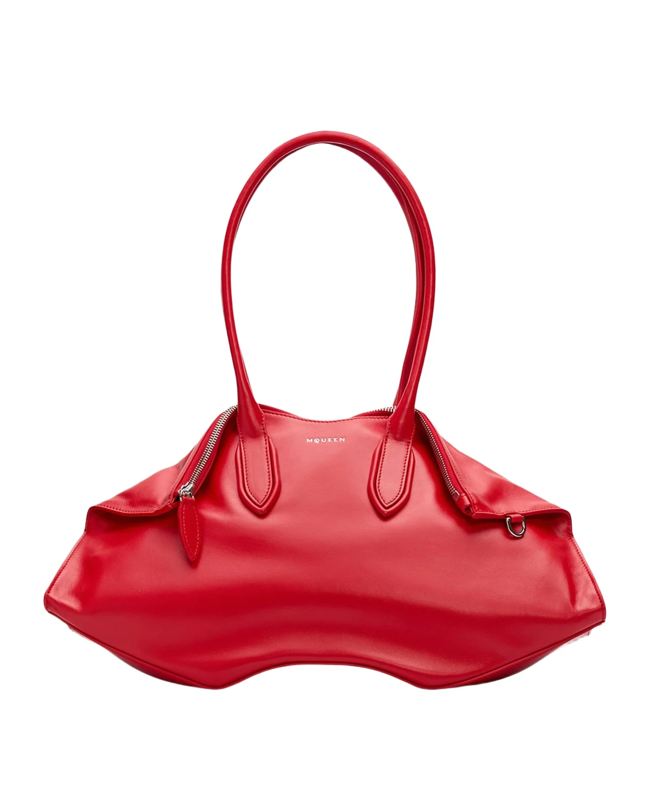 Alexander McQueen Manta Sculptural Nappa Leather Shoulder Bag