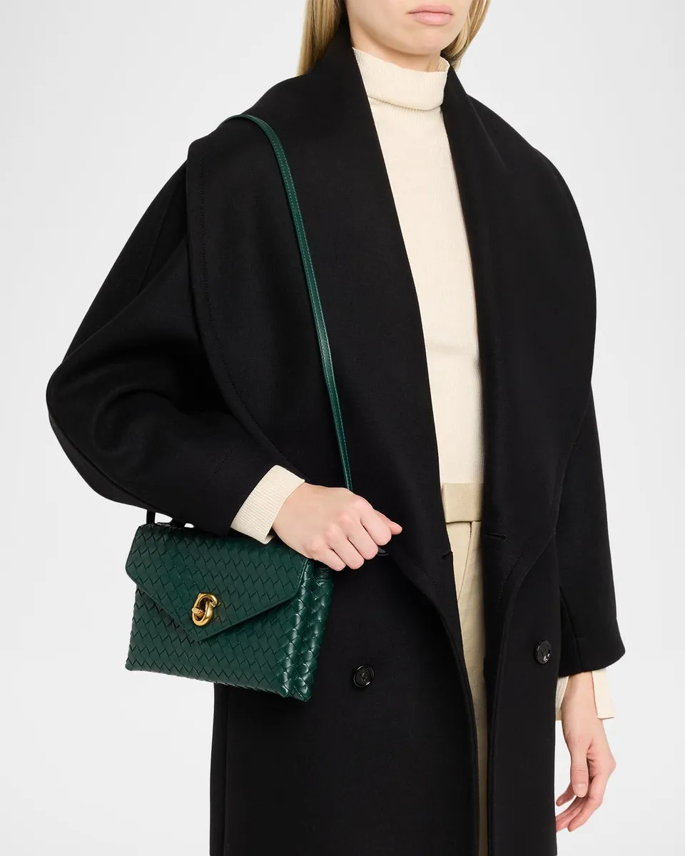 Bottega Veneta Knot Lock Leather Top-Handle Bag | Thumbnail 2 Bottega Veneta Knot Lock Leather Top-Handle Bag | Thumbnail 2