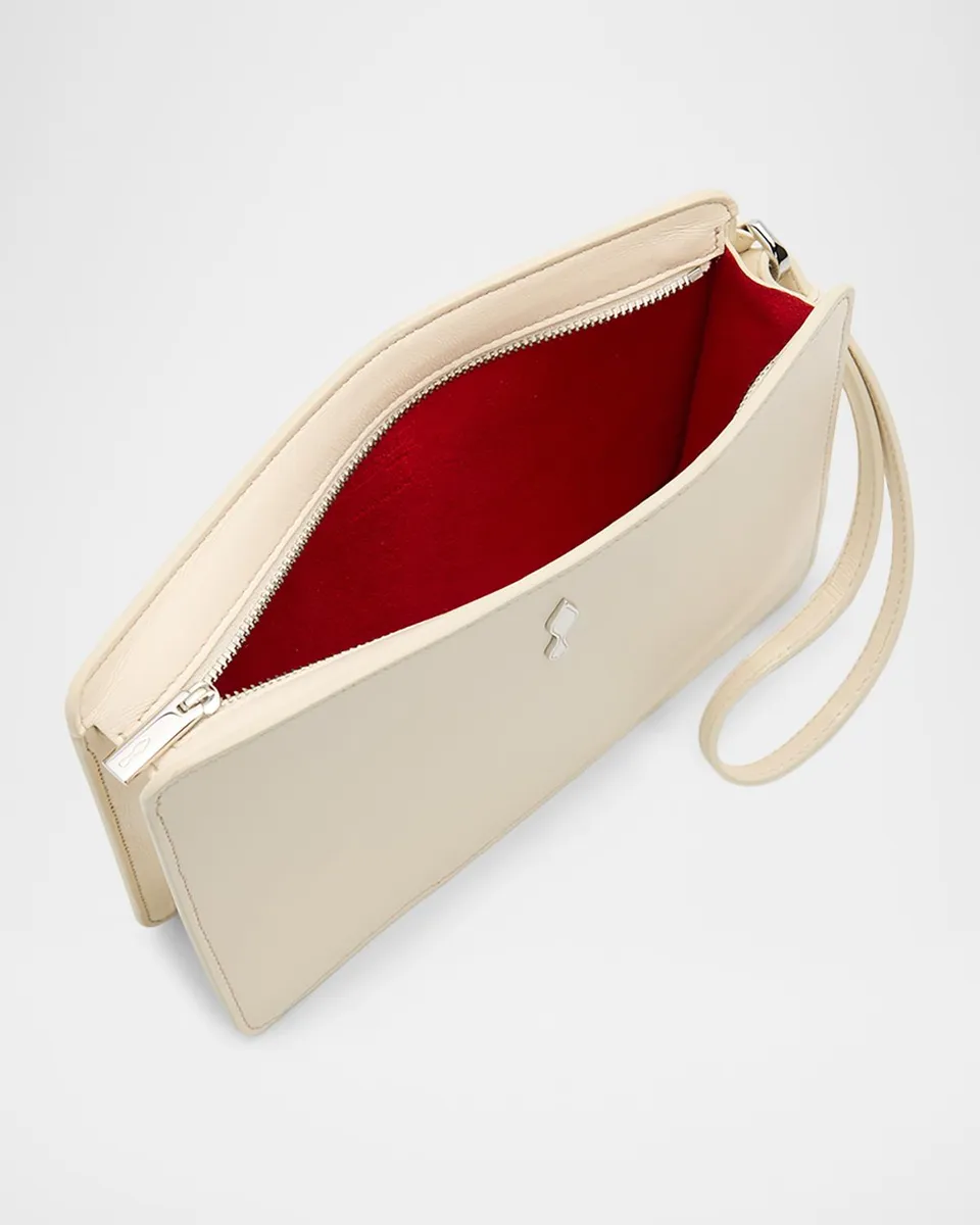 Christian Louboutin Bettina Small Nappa Leather Wristlet Pouch Bag | Thumbnail 4