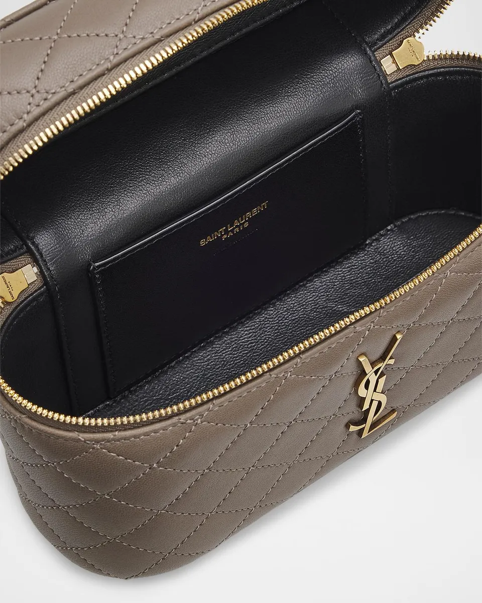 Saint Laurent Gaby Vanity Quilted Leather Bag | Thumbnail 4 Saint Laurent Gaby Vanity Quilted Leather Bag | Thumbnail 4