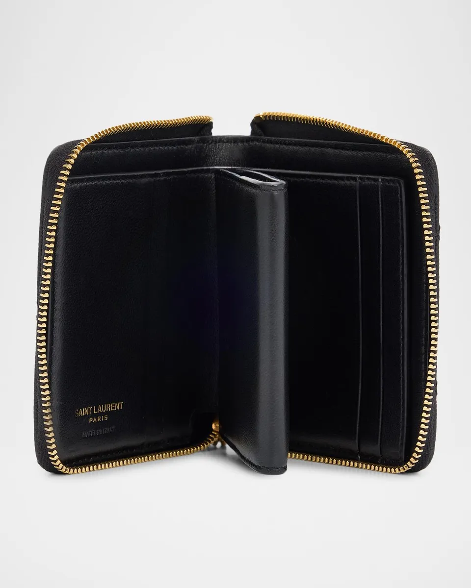 Saint Laurent Cassandre YSL Quilted Leather Wallet | Thumbnail 3 Saint Laurent Cassandre YSL Quilted Leather Wallet | Thumbnail 3