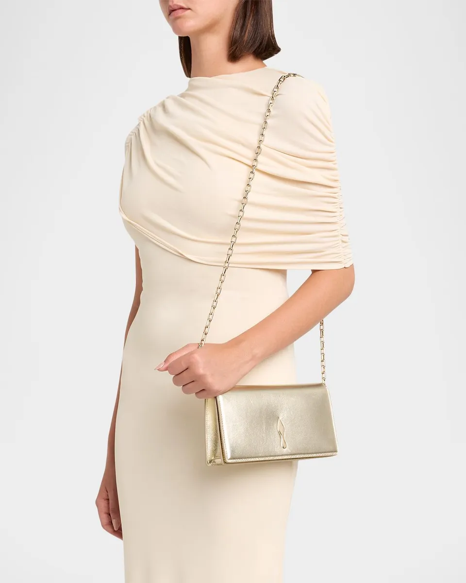 Christian Louboutin Bettina Clutch Bag in Laminated Nappa Leather | Thumbnail 2