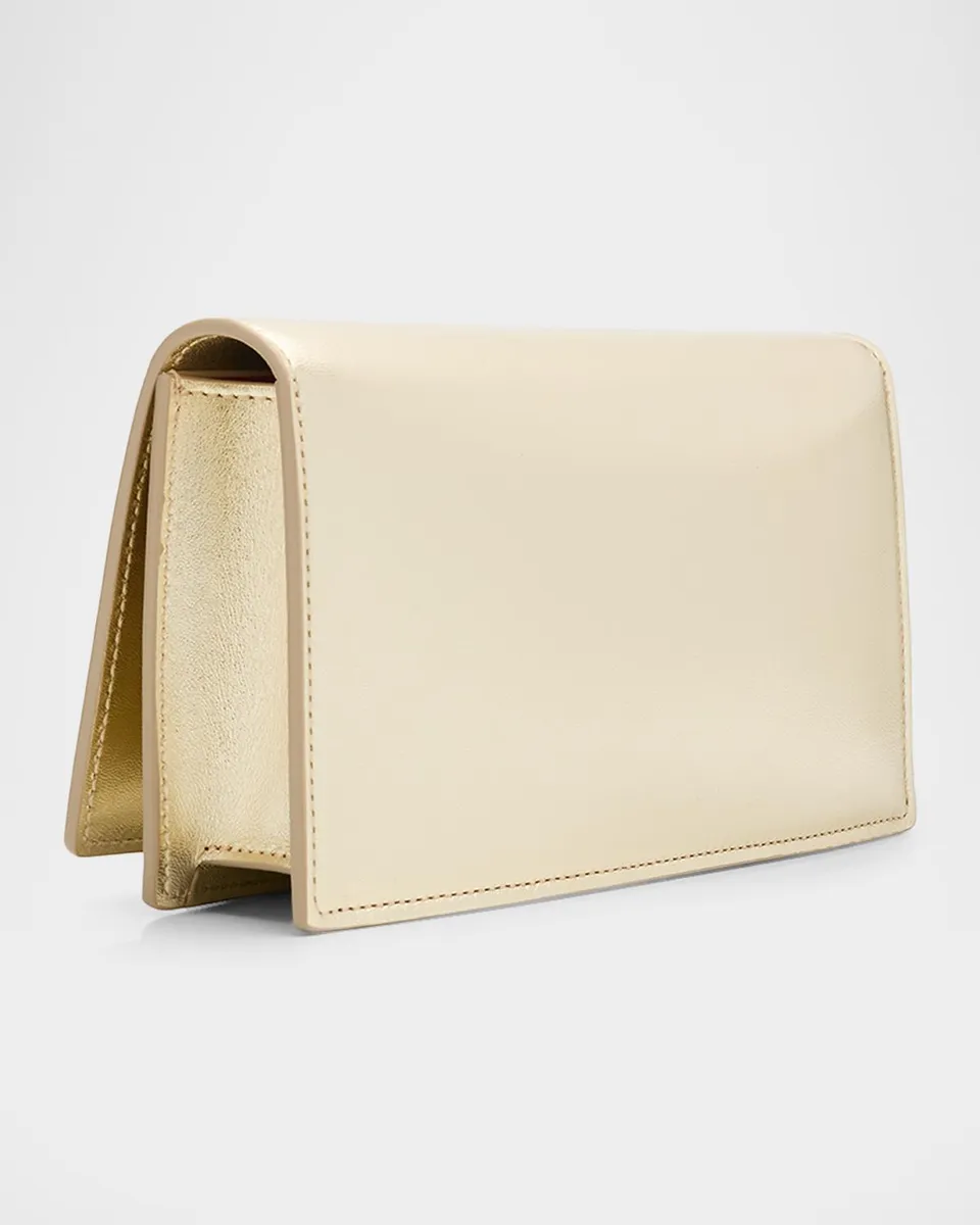 Christian Louboutin Bettina Clutch Bag in Laminated Nappa Leather | Thumbnail 3