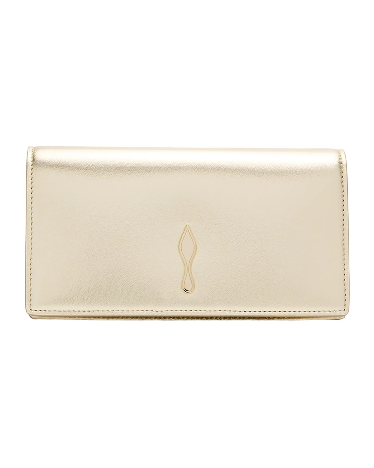 Bettina Clutch Bag in Laminated Nappa Leather