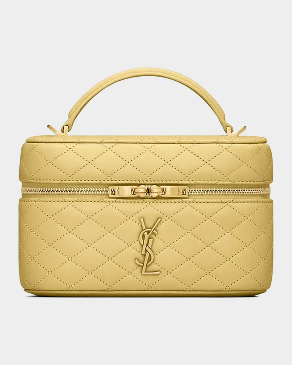Saint Laurent Gaby Vanity Quilted Leather Bag | Thumbnail 6 Saint Laurent Gaby Vanity Quilted Leather Bag | Thumbnail 6